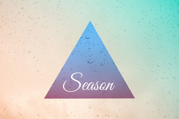 Seasonal concept background