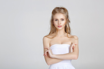 Beautiful  fashion  blond  woman 