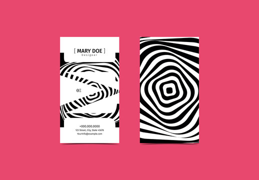 Monogrammed Business Card Set