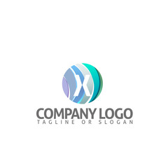 X LOGO MODERN TEMPLATE