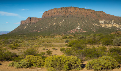 Fototapeta na wymiar View of mountain plateau near Andes