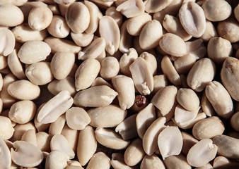 fresh peanuts background
