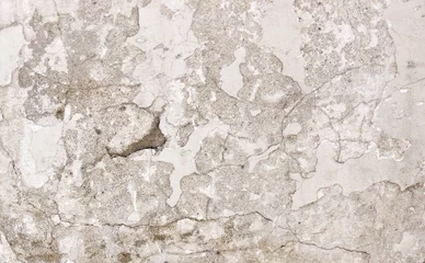 Photo sur Aluminium Vieux mur texturé sale beau mur sale de stuc quelque part est tombé d& 39 une fosse de fractures écaillées texture background