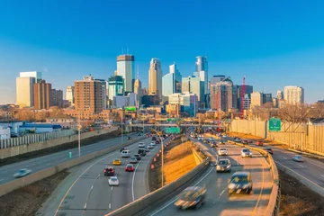 Foto auf Acrylglas Skyline von Minneapolis in Minnesota, USA © f11photo
