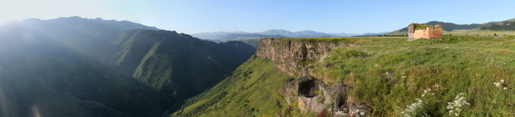 Sunrise at Debed canyon / Horomayr monastery