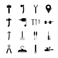 Obraz premium icon Instruments And Tools with wrench, hand, instruments, tools and constructor tool