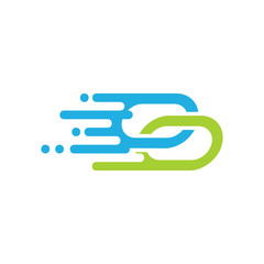 Connect Speed Logo Icon Design