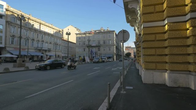 Street by Jadranski Square, Rijeka