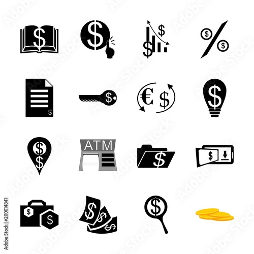Icon Currency With Place Bank Key Atm Machine Dollar Pracent And Icon Currency With Place Bank Key Atm Machine Dollar Pracent And Transfer Money