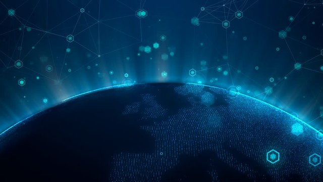 Global Hi-Tech Data Network Connection