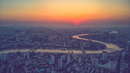 Nanning Yongjiang sunset
