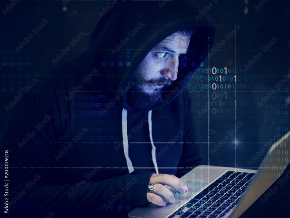 Poster diverse computer hacking shoot