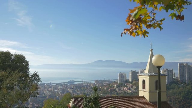 The city of Rijeka and its gulf 