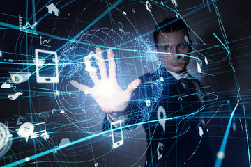 Internet of Things concept.