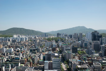 Cityscape of Yeoksam-dong, Gangnam-gu, Seoul, Republic of Korea