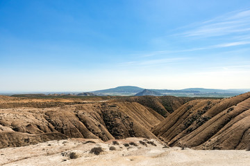 Ravine in a desert area