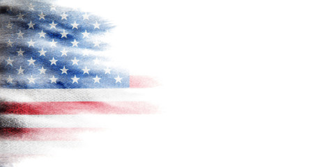 Naklejka premium Flag of USA