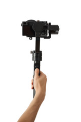 Stabilization System with 3-axis gimbals & Mirrorless Camera