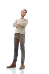 Fototapeta premium Portrait of a modern confident young man