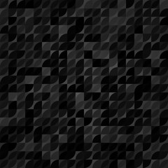 Fototapeta premium Seamless vector background with random dark elements. Abstract ornament. Dotted abstract pattern