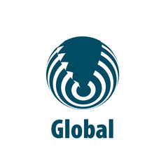 vector logo globe
