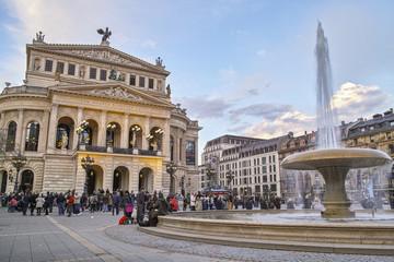 Fototapeta premium Old Opera Frankfurt Main Germany