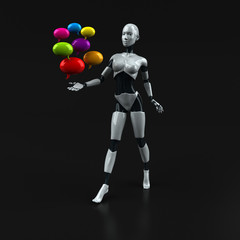 Robot - 3D Illustration