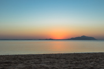 Sunrise on the red sea