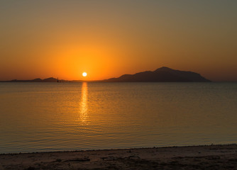 Sunrise on the red sea