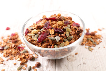 bowl of granola