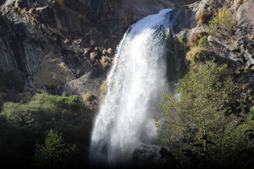 waterfall located in Mustang.