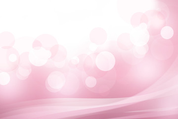 ぼけとウェーブ　ピンクの背景 
