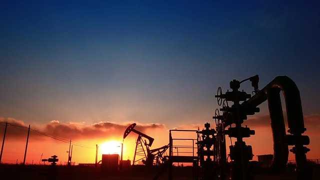 The oil pump, industrial equipment
