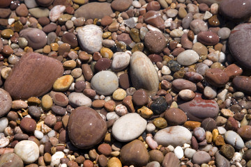 steine am Strand, England