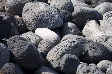 Steine am Strand, Island