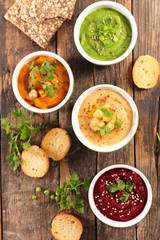 hummus and dips