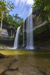 Beautiful Huai Luang Waterfall located inside Phu Chong Na Yoi National Park, Ubon Ratchathani , Thailand