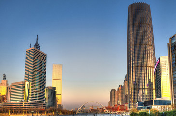 Naklejka premium Tianjin city - China