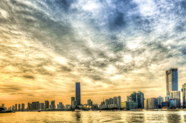 skyline of Shanghai