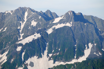 Takidani cliff panorama view from Mt. OtenshoDake / 大天井岳山頂から眺める大キレット～滝谷 ＠上高地