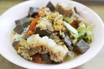 chinese pasta noodles or lao spaghetti or noodle