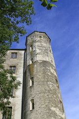 Fototapeta na wymiar Hohes Schloss - Bad Grönenbach - Mittelalter - Burg