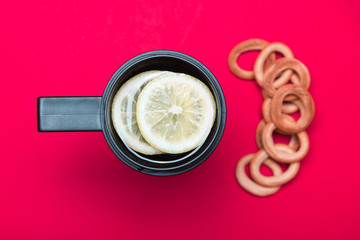 Thermo mug with tea