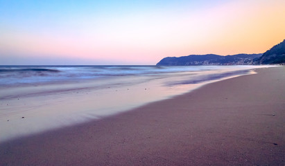 Fototapeta na wymiar Allassio Beach