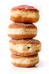German or Austrian donuts, so called Krapfen