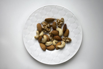 Nuts in the plate