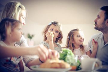 Preparing healthy meal.