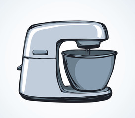 Elictric Mixer. Vector drawing