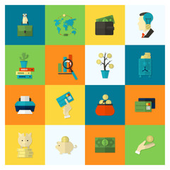 Business and Finance Icon Set