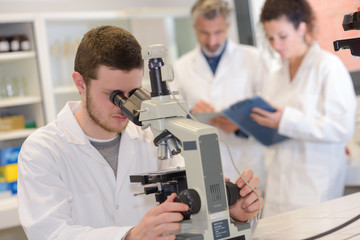 young student preparing for chemistry exam